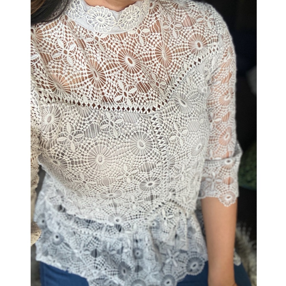 Crochet Peplum Top
